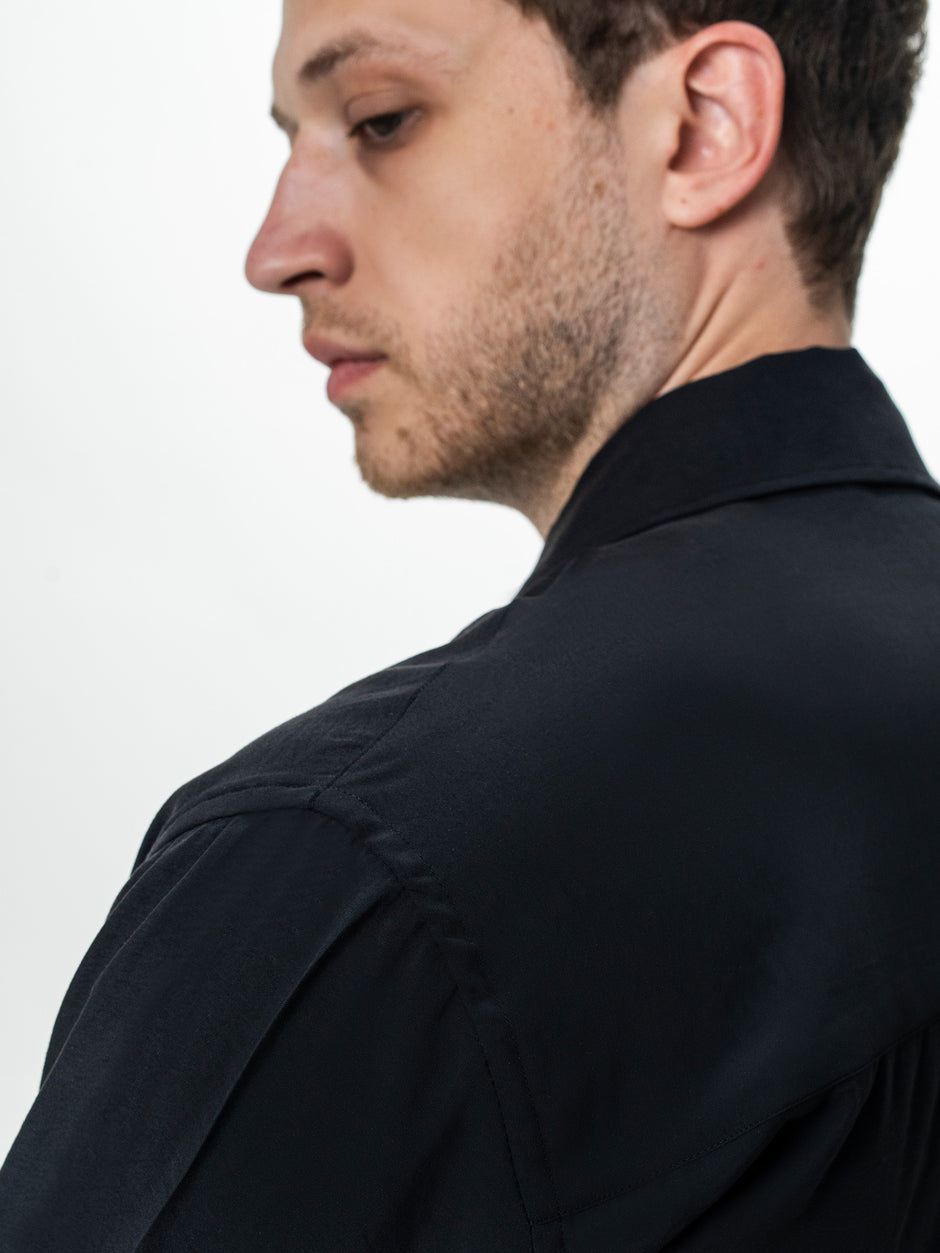 Camasa Barbati Neagra din Modal BMan0202 (7)