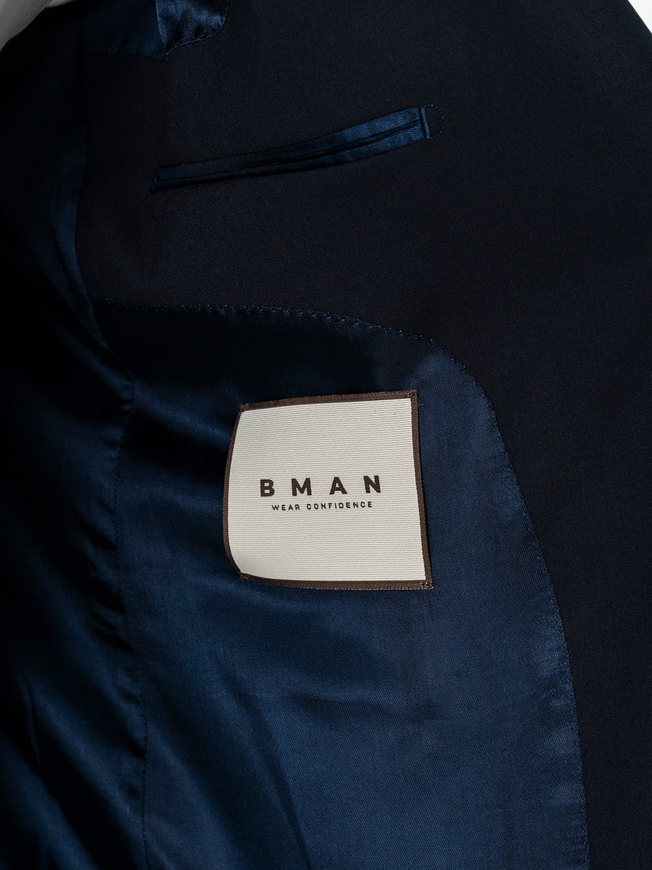 Sacou Barbati Bleumarin Amestec Lana BMan0075 (9)