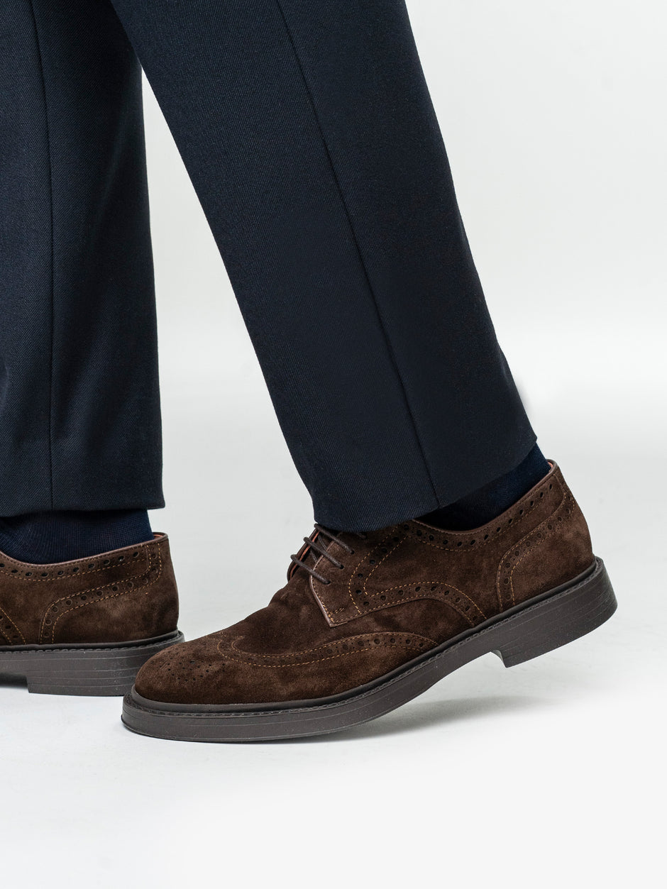 Pantaloni Bleumarin Barbati Office Stretch Relax Fit BMan0001 (8)