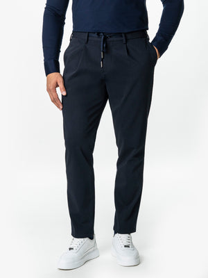 Pantaloni Barbati Casual Bleumarin Din Lana BMan0101