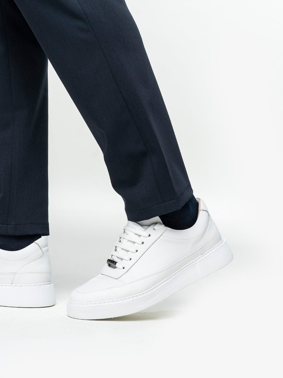Pantaloni Barbati Casual Bleumarin Din Lana BMan0101 (8)