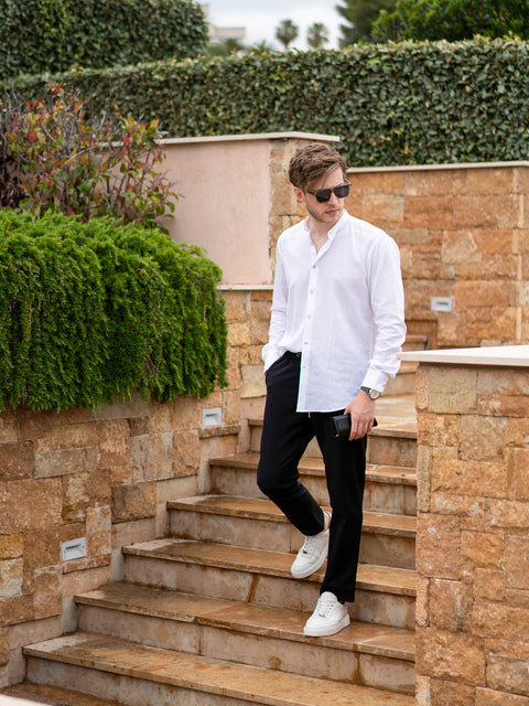 Tinuta Barbati Casual Esentiala de Vara Black&White BMan0704 (1)