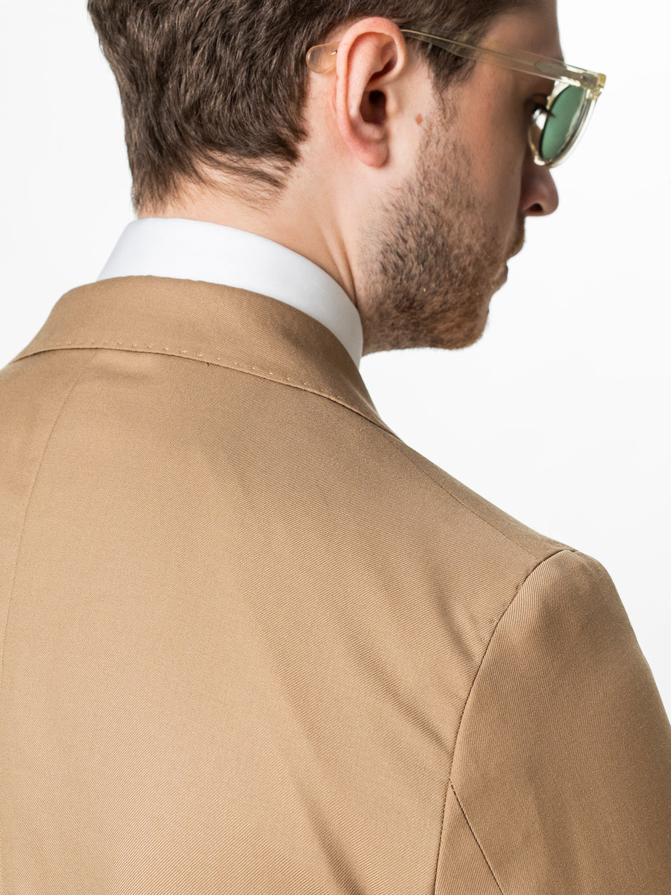 Sacou Barbati Bej Lana Vitale Barberis Super120's BMan0054 (8)