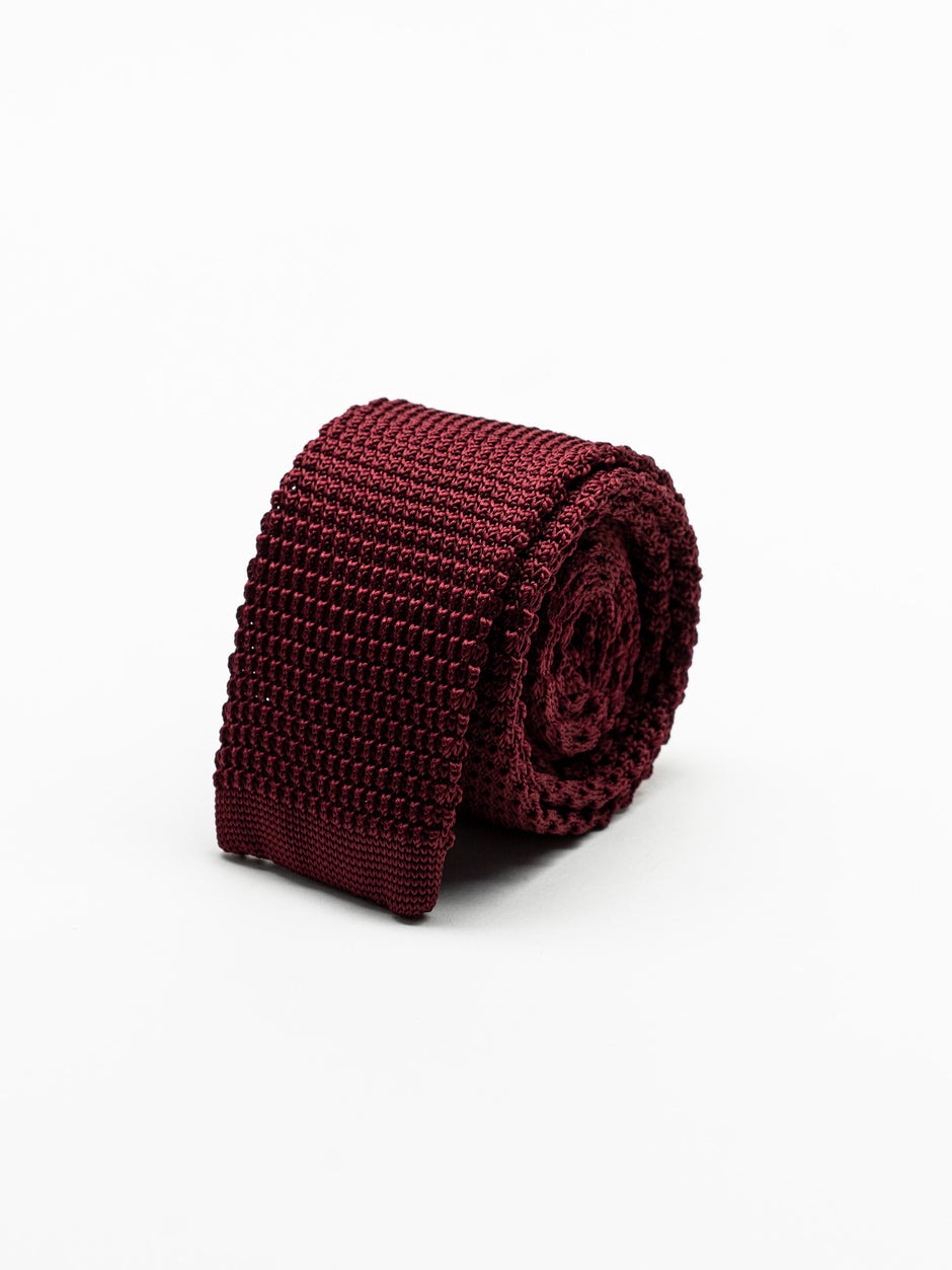 Cravata Crosetata Bordo Bman744 (1)