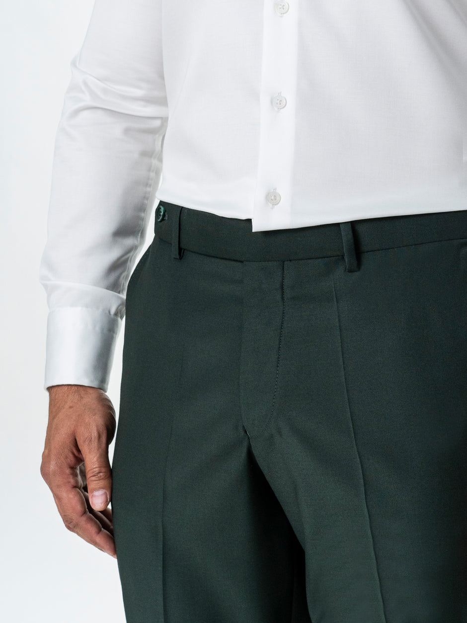 Pantaloni Verzi Eleganți Barbati Stofa Vara Pentru Eveniment Formal BMan700 (4)