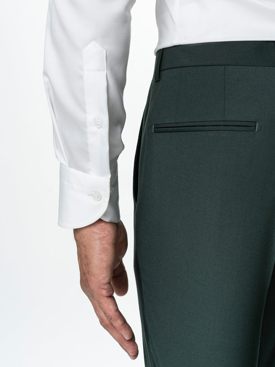 Pantaloni Verzi Eleganți Barbati Stofa Vara Pentru Eveniment Formal BMan700 (6)