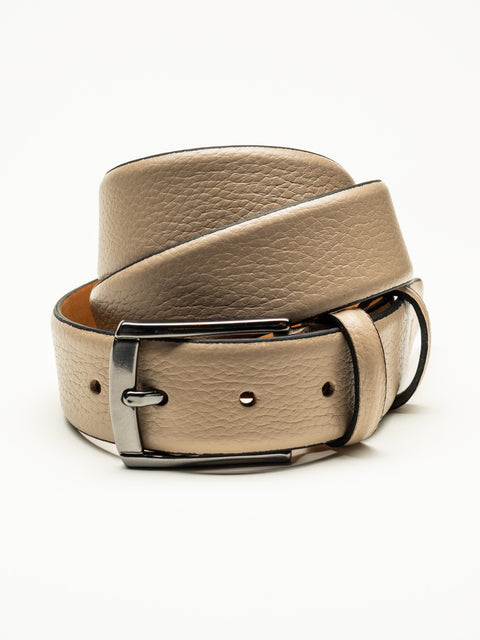 Curea Barbati Bej Din Piele Naturala Tip Flother BMan118
