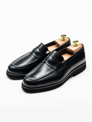Mocasini Negri Barbati Piele Naturala Penny Loafers Bman222