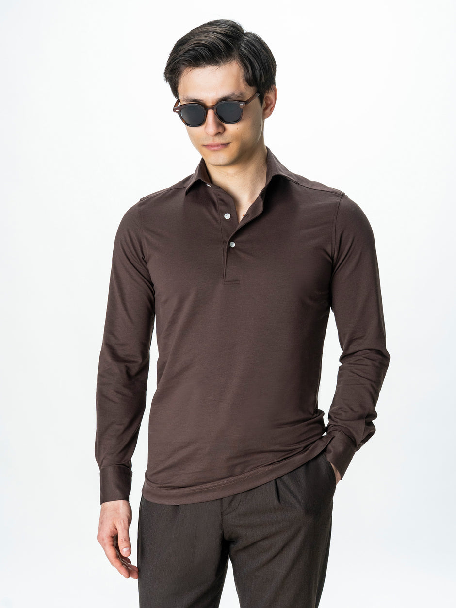Camasa Barbati Premium Maro Guler Polo din 100% Bumbac BMan0076 (1)