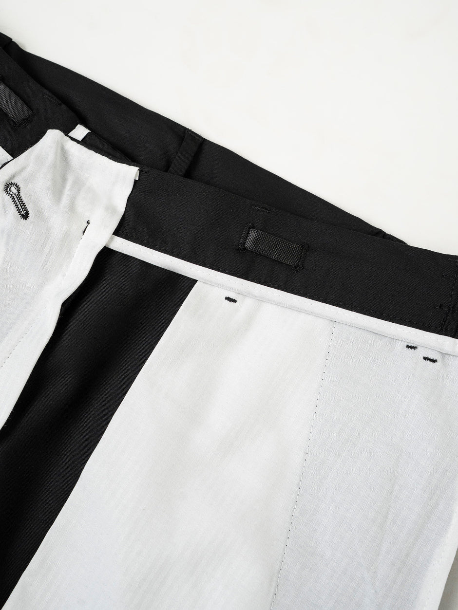 Pantaloni Barbati Casual Negri Din Lana BMan0104 (10)