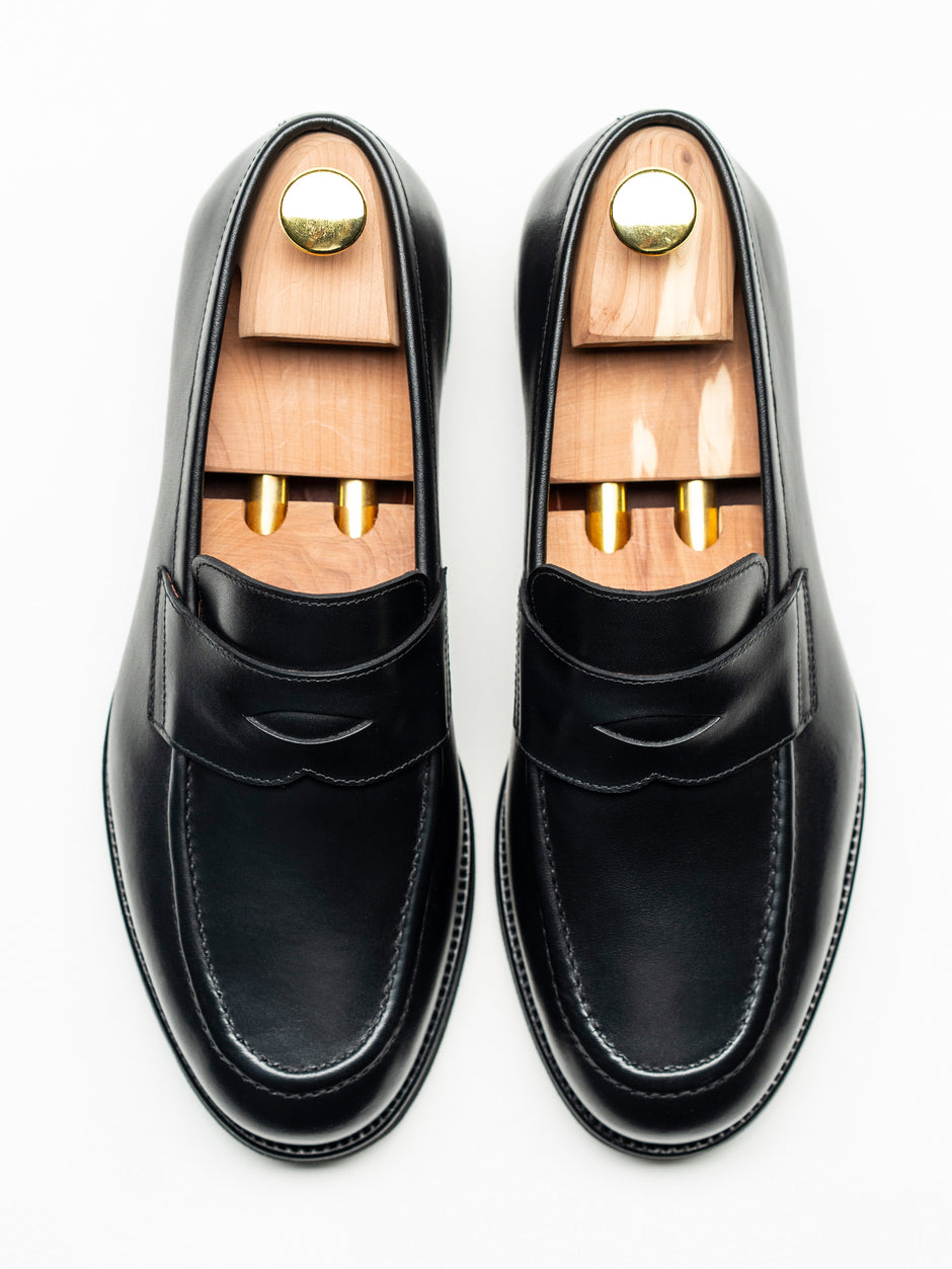 Mocasini Negri Barbati Piele Naturala Penny Loafers Bman222 (4)