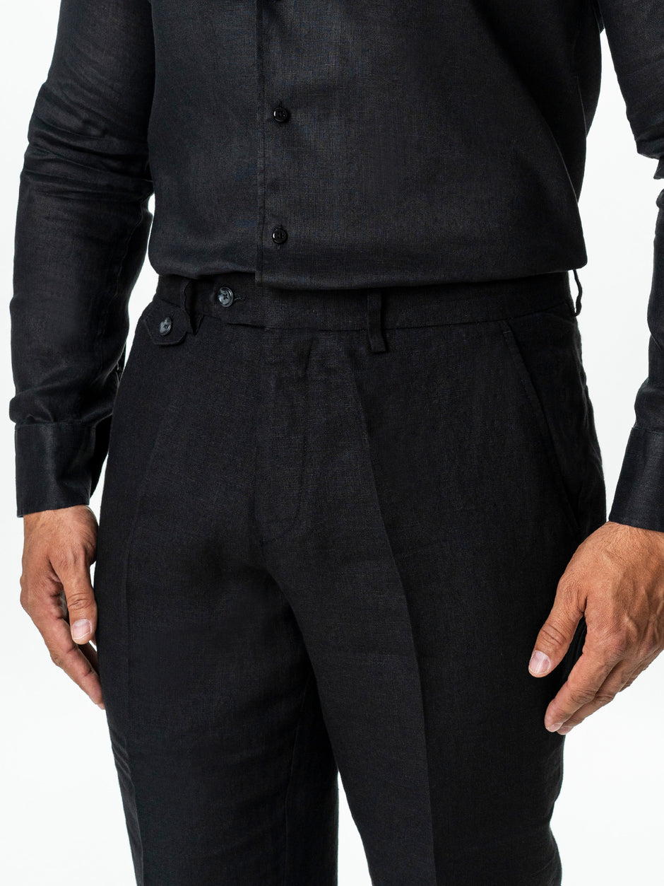 Pantaloni Barbati Negri din In Natural BMan0004 (3)