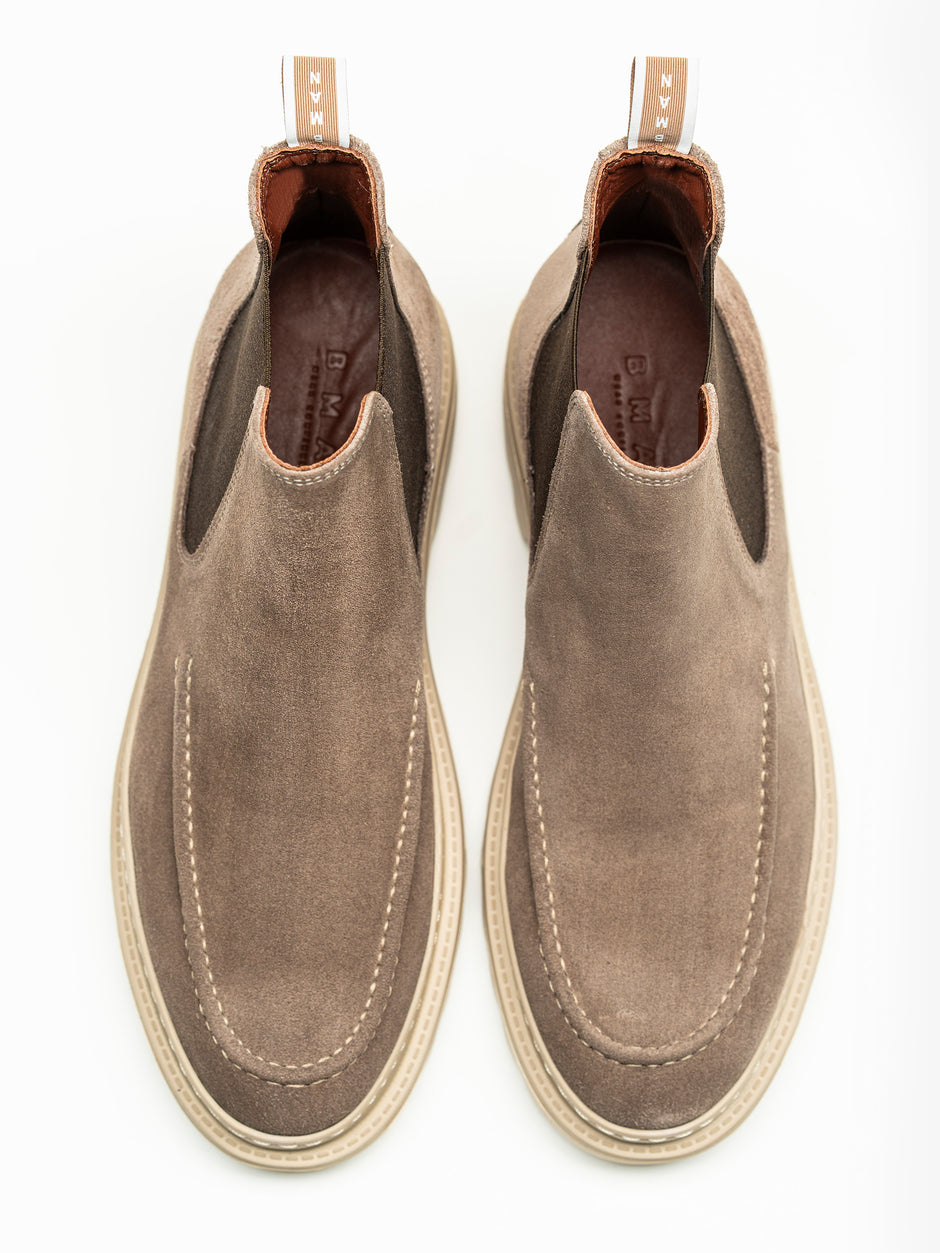 Ghete Barbati Maro Din Piele Intoarsa Cu Talpa Din Spuma BMan149 (7)