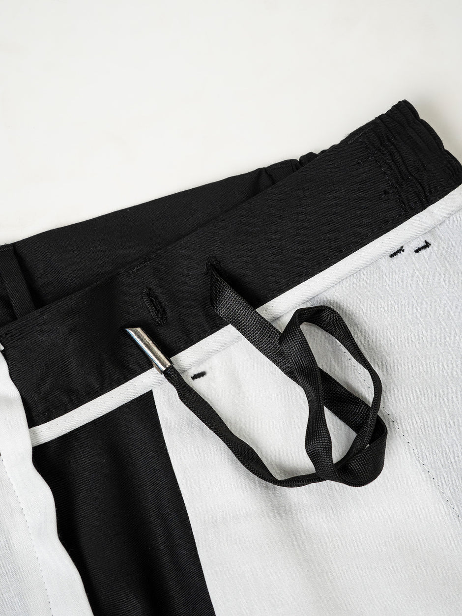 Pantaloni Barbati Casual Negri Din Lana BMan0104 (6)