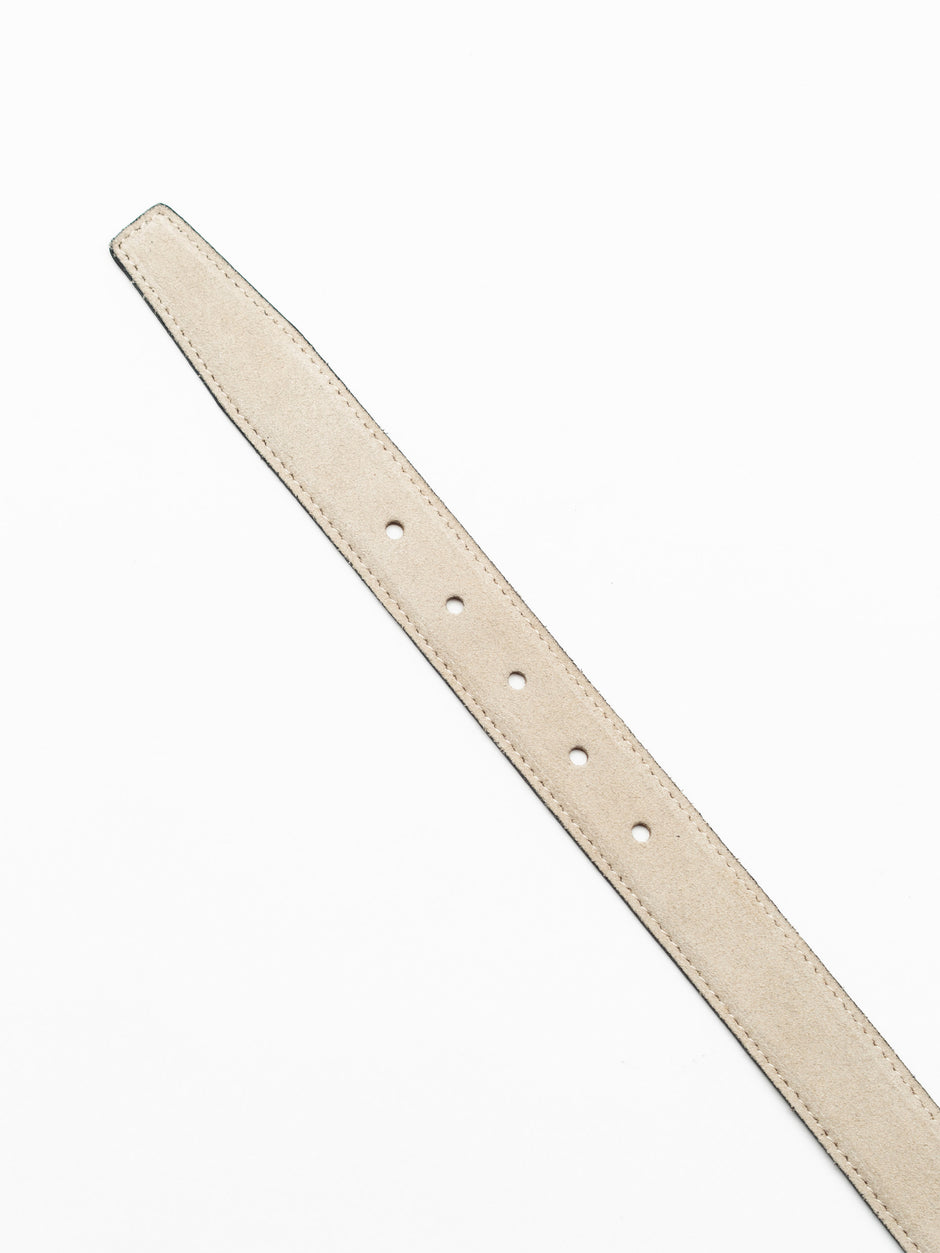 Curea Barbati Crem Din Piele Intoarsa 3cm BMan115 (4)