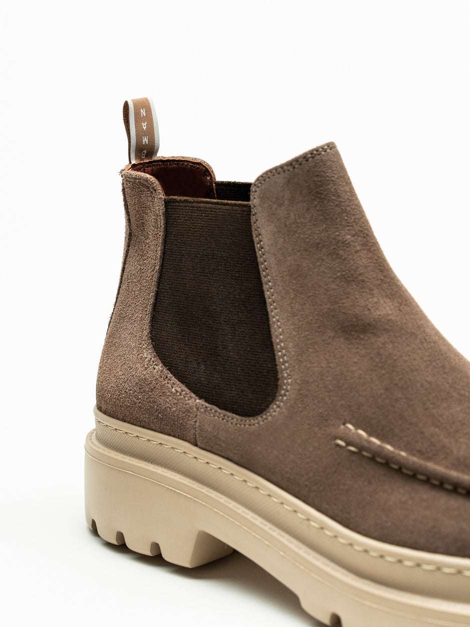 Ghete Barbati Maro Din Piele Intoarsa Cu Talpa Din Spuma BMan149 (6)