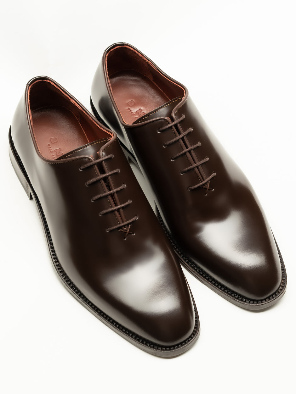 Pantofi Barbati Eleganti Oxford Cafeniu Semilucios 100% piele naturala BMan0334 (1)