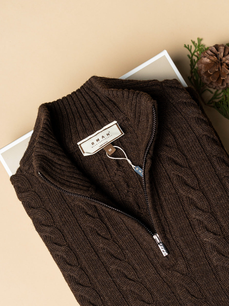 Pachet Cadou Barbati Pulover Cu Fermoar Cu Tricou Bman0099 (2)