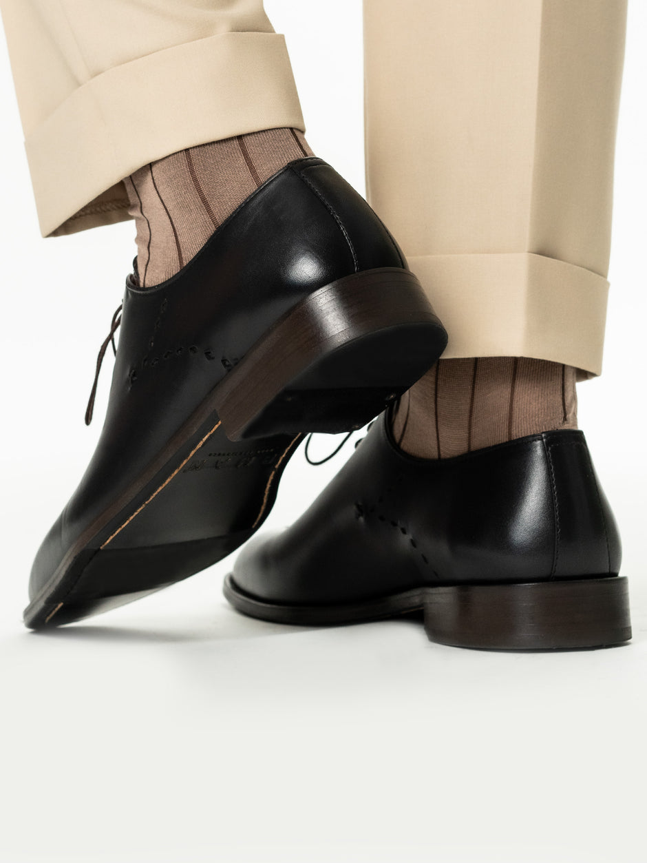 Pantofi Eleganti Barbati Oxford Maro Patina Piele Naturala Design Prato BMan0336 (5)