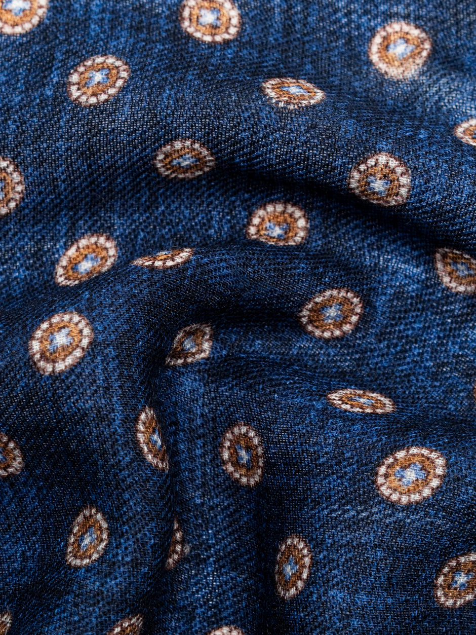 Batista Eleganta Barbati Bleumarin cu Imprimeu BMan427 (3)