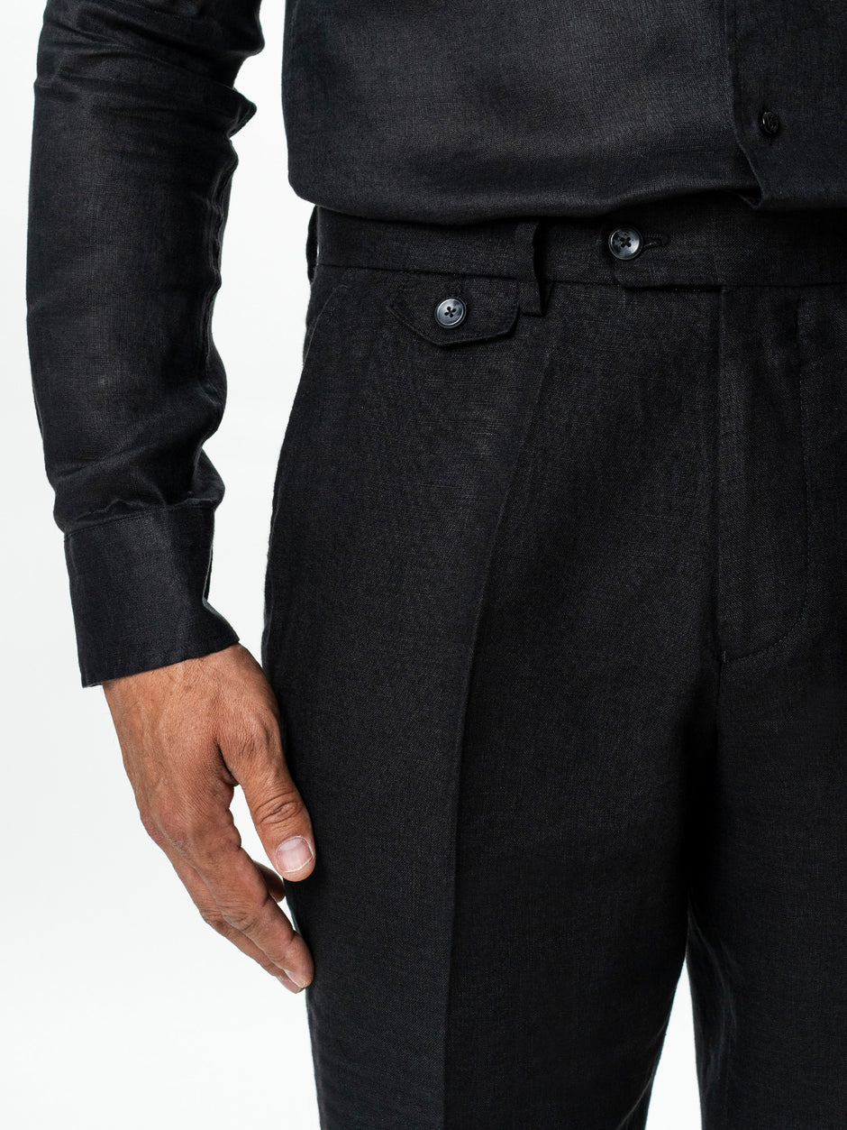 Pantaloni Barbati Negri din In Natural BMan0004 (4)