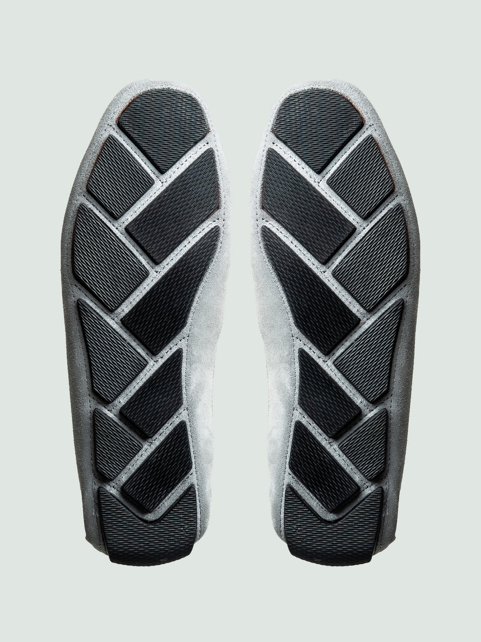 Mocasini Barbati Penny Gri Din Piele Intoarsa BMan224 (9)