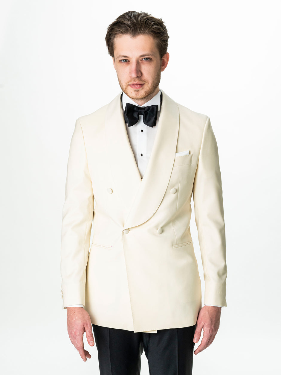 Tinuta Mire Ceremonie & Gala Crem Double Breasted 100% Lana Vitale Barberis Bman0018 (2)