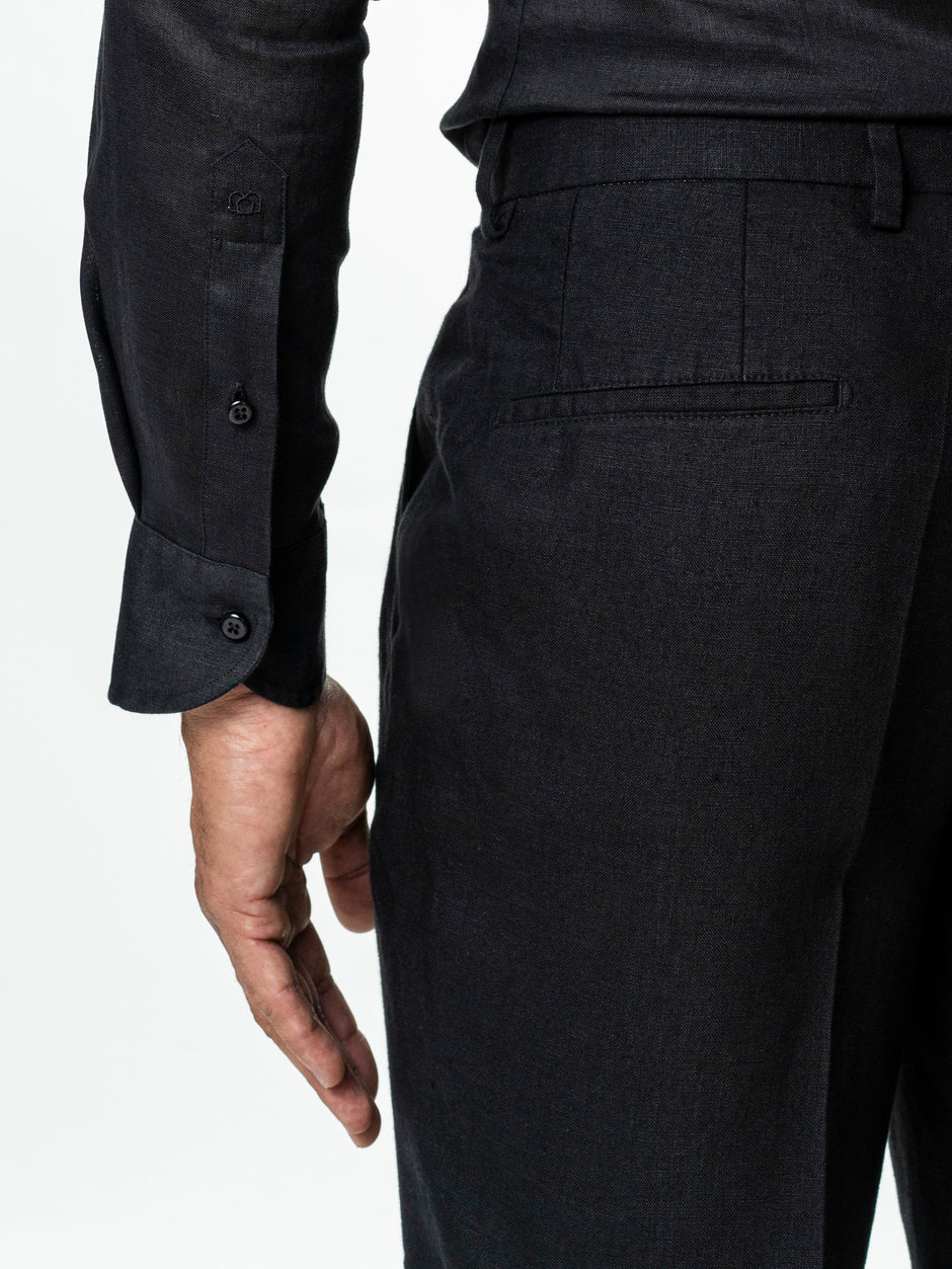 Pantaloni Barbati Negri din In Natural BMan0004 (5)