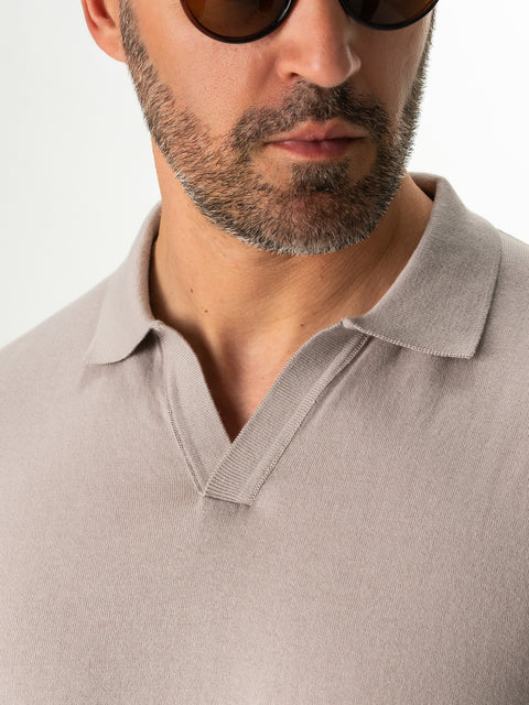 Tricou Premium Bărbați Polo Modern Crem De Vară  Bumbac Natural BMan286 (6)