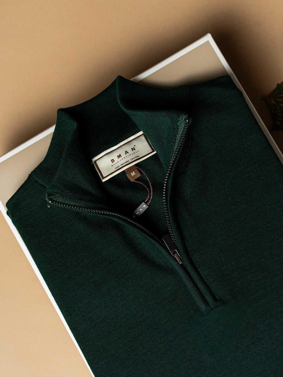 Pachet Cadou Barbati Pulover Cu Fermoar Si Camasa Bumbac Bman0004 (3)