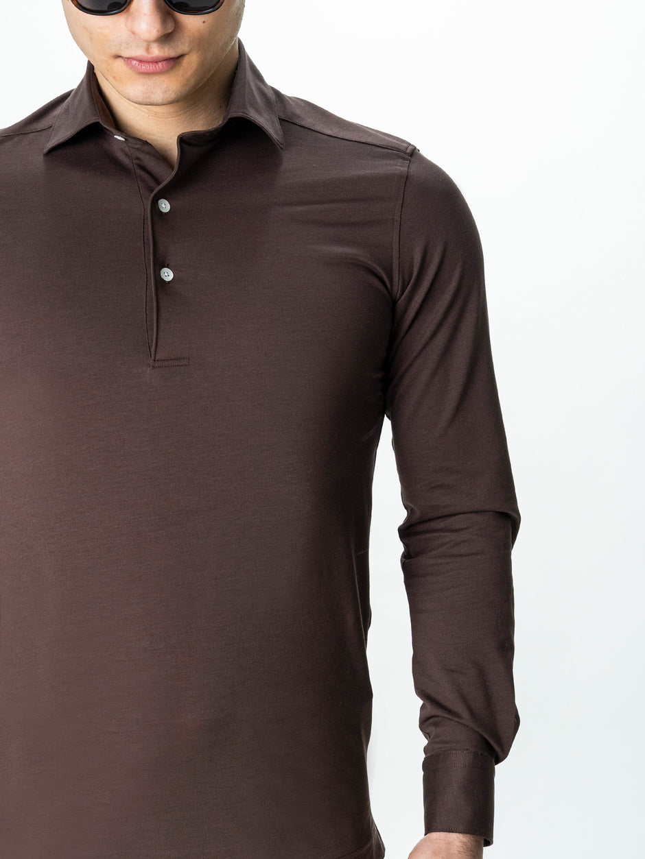 Camasa Barbati Premium Maro Guler Polo din 100% Bumbac BMan0076 (5)