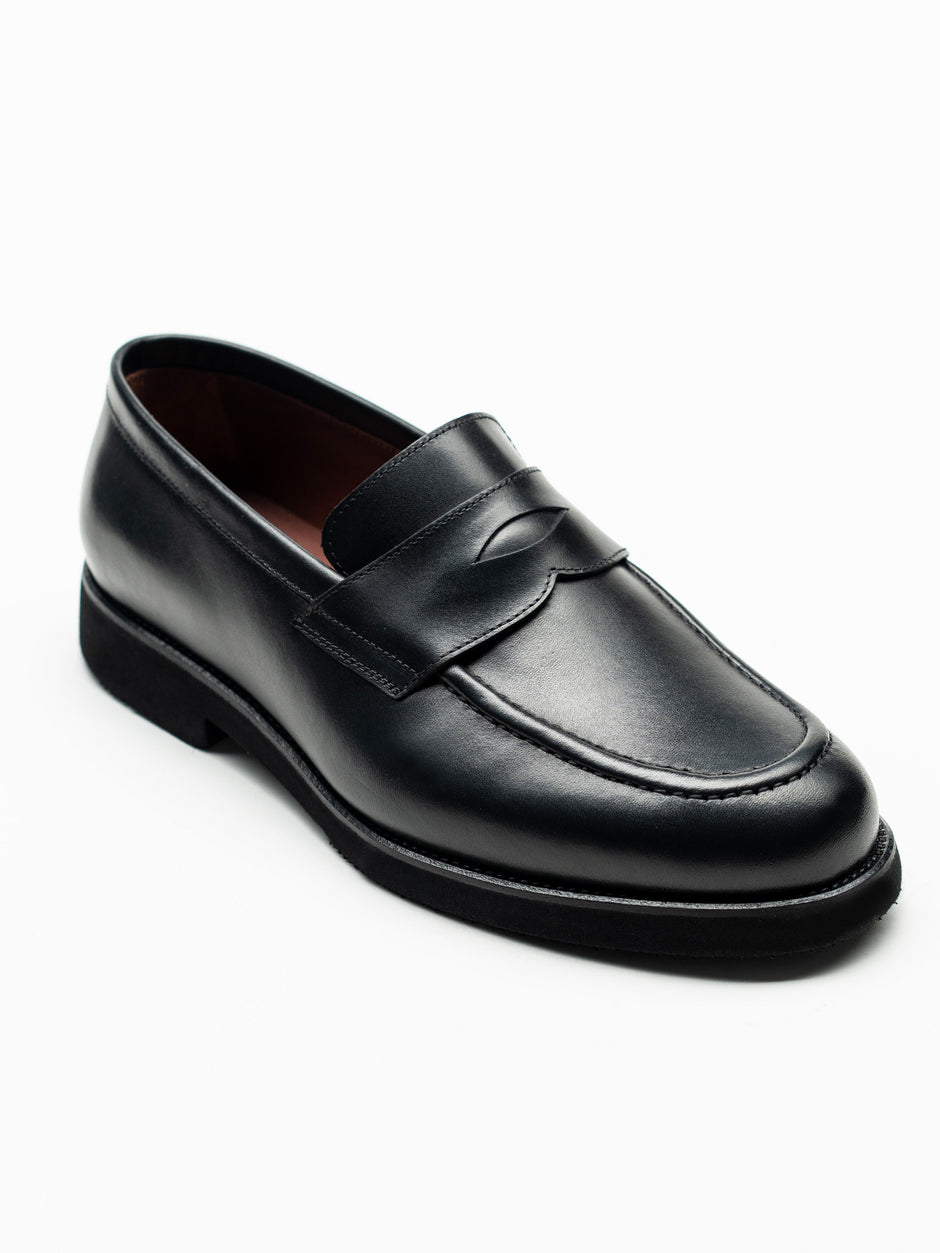 Mocasini Negri Barbati Piele Naturala Penny Loafers Bman222 (7)