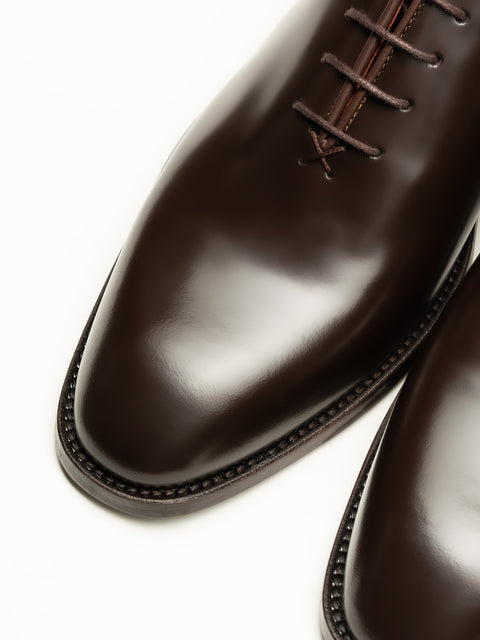 Pantofi Barbati Eleganti Oxford Cafeniu Semilucios 100% piele naturala BMan0334 (5)