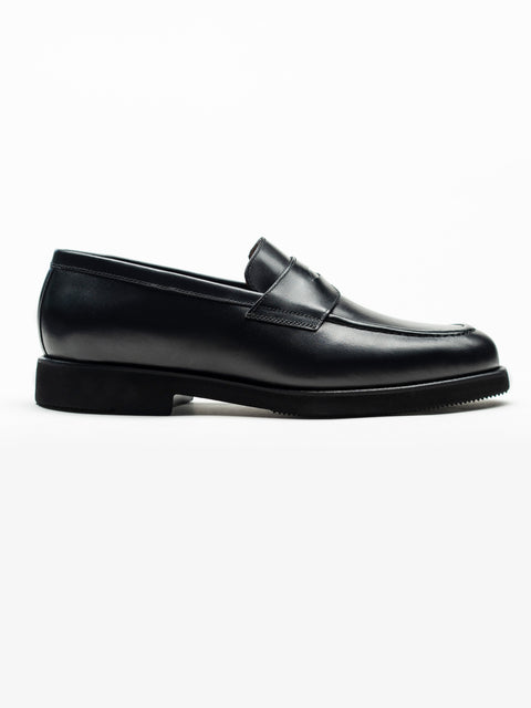 Mocasini Negri Barbati Piele Naturala Penny Loafers Bman222