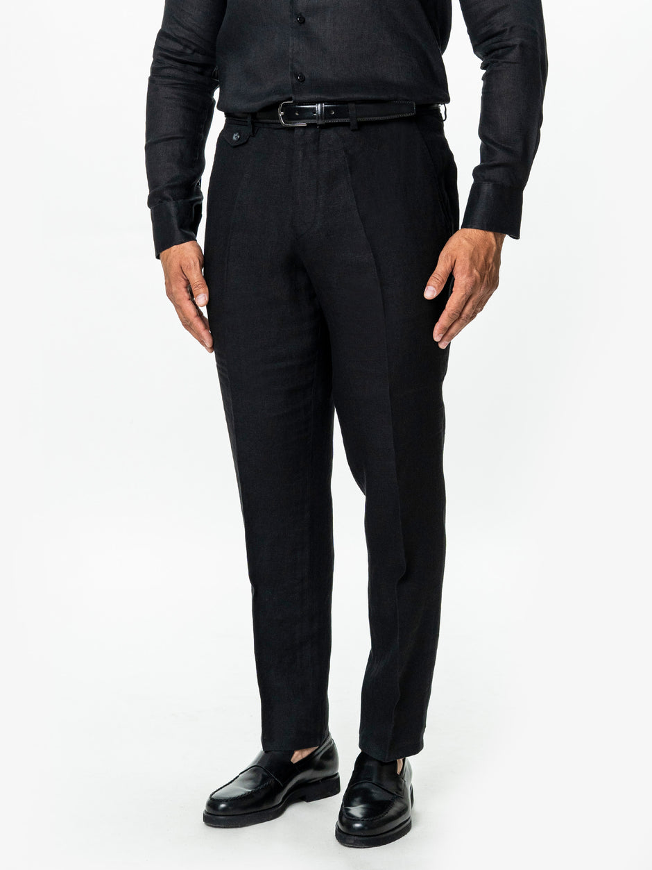 Pantaloni Barbati Negri din In Natural BMan0004 (6)