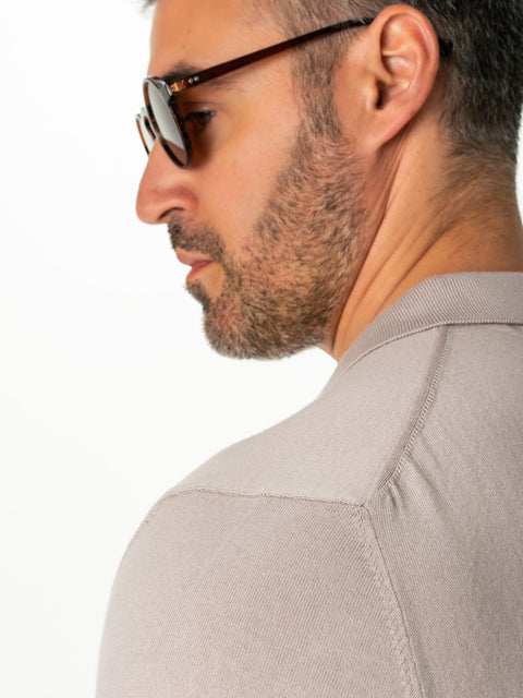 Tricou Premium Bărbați Polo Modern Crem De Vară  Bumbac Natural BMan286 (4)
