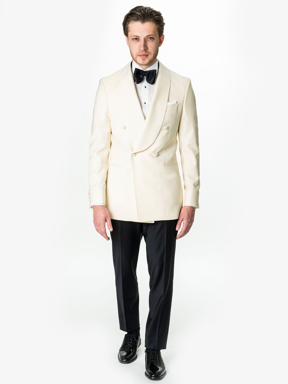 Tinuta Mire Ceremonie & Gala Crem Double Breasted 100% Lana Vitale Barberis Bman0018 (1)