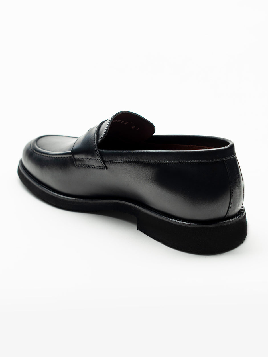Mocasini Negri Barbati Piele Naturala Penny Loafers Bman222 (8)