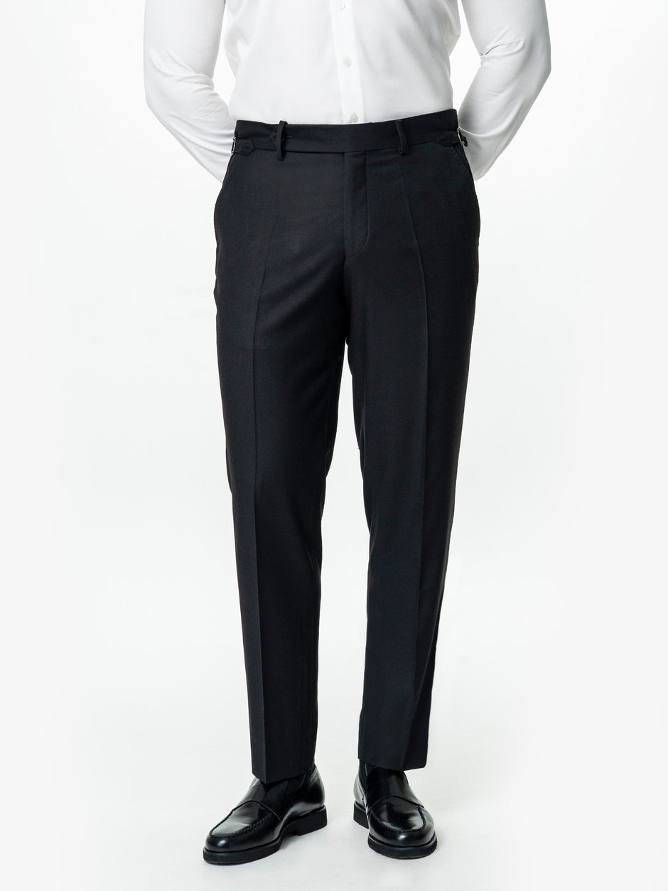 Costum Negru Barbati Elegant Din Lana Sarto BMan0018 (5)