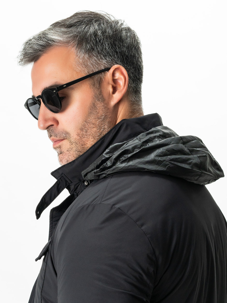 Geaca Neagra Barbati All Season Office Design Safari BMan0231 (10)