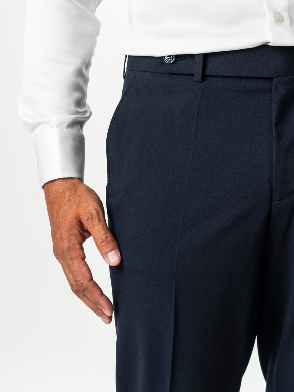 Costum Elegant Barbati Bleumarin Inchis All Season BMan0063 (11)