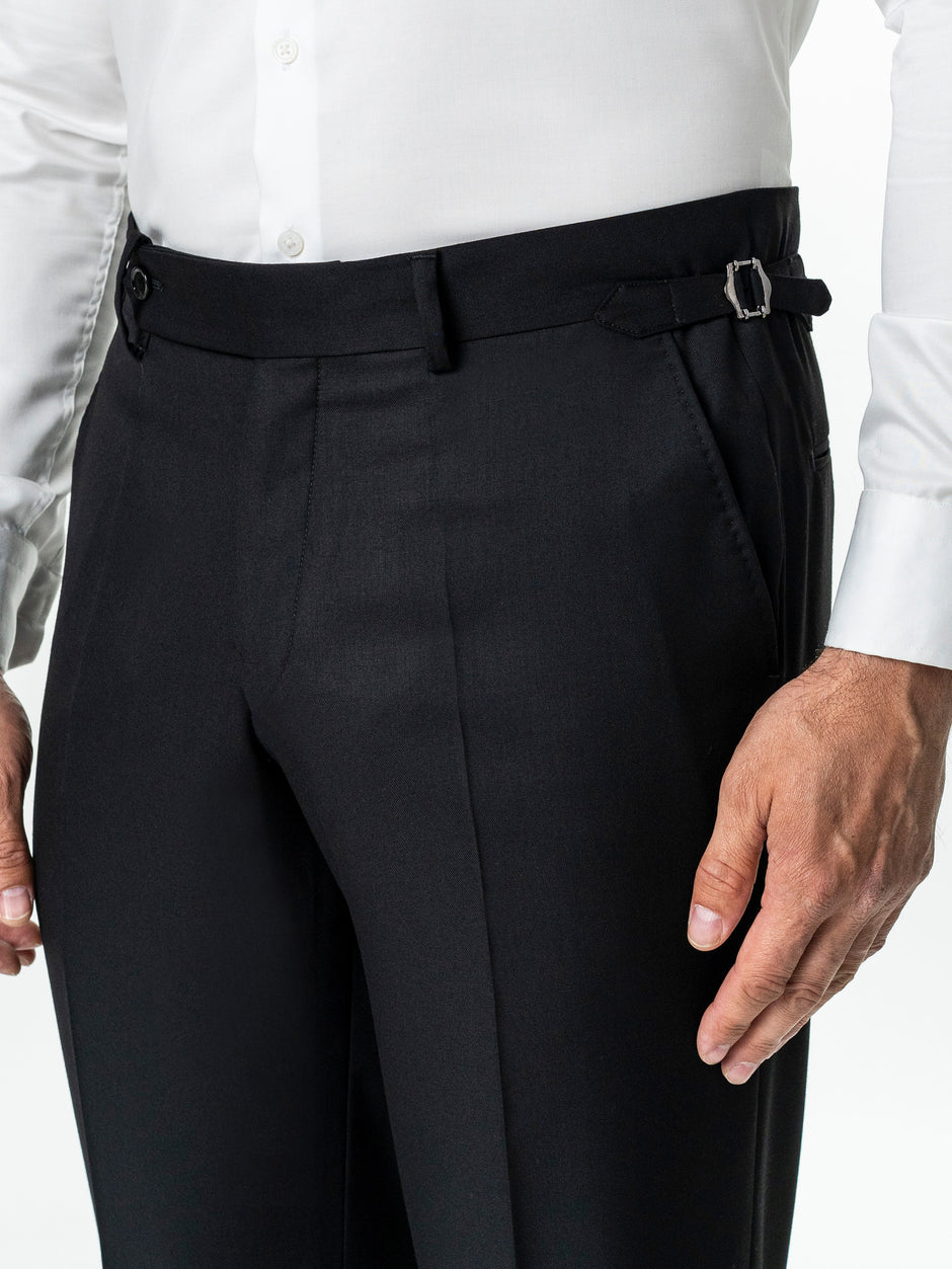 Costum Negru Barbati Elegant Din Lana Sarto BMan0018 (6)