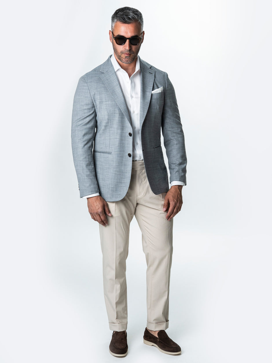 Sacou Gri Barbati Din Bumbac Cu Lana All Season BMan0036 (5)