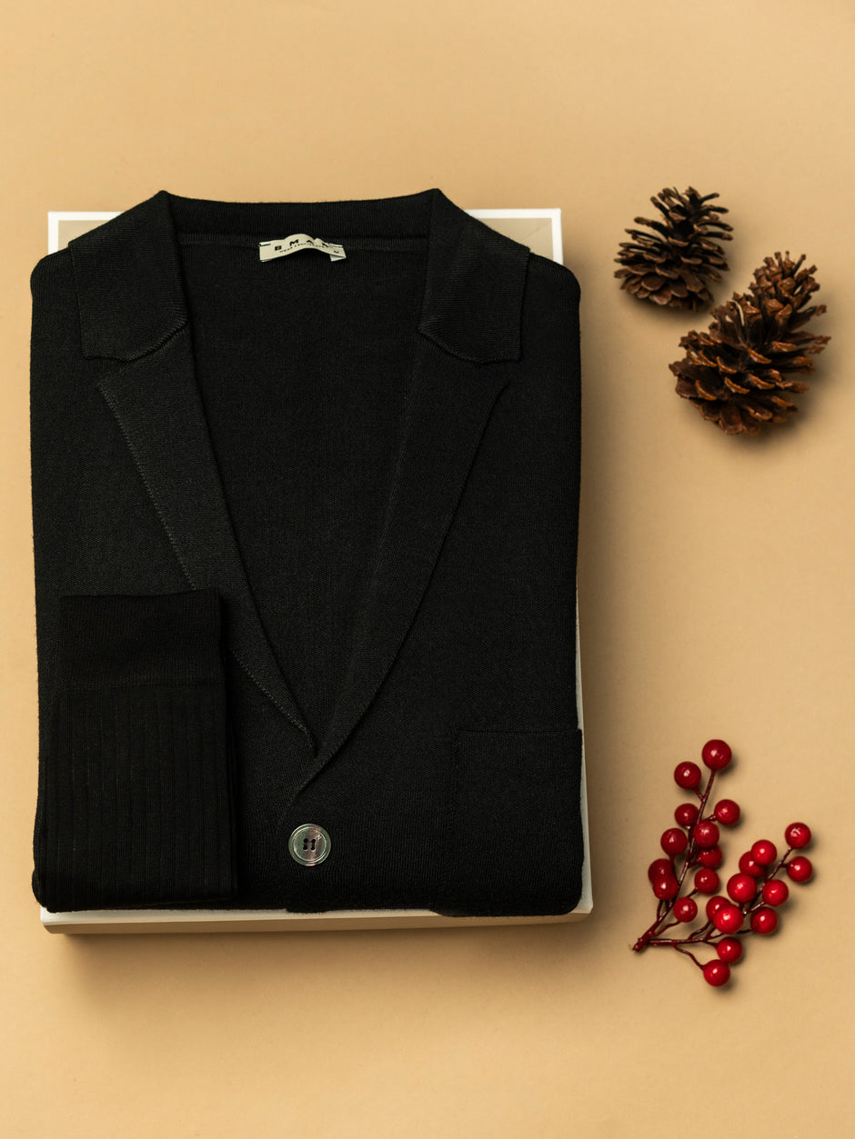 Pachet Cadou Barbati Pulover Tip Cardigan Si Sosete Bman0351 (1)