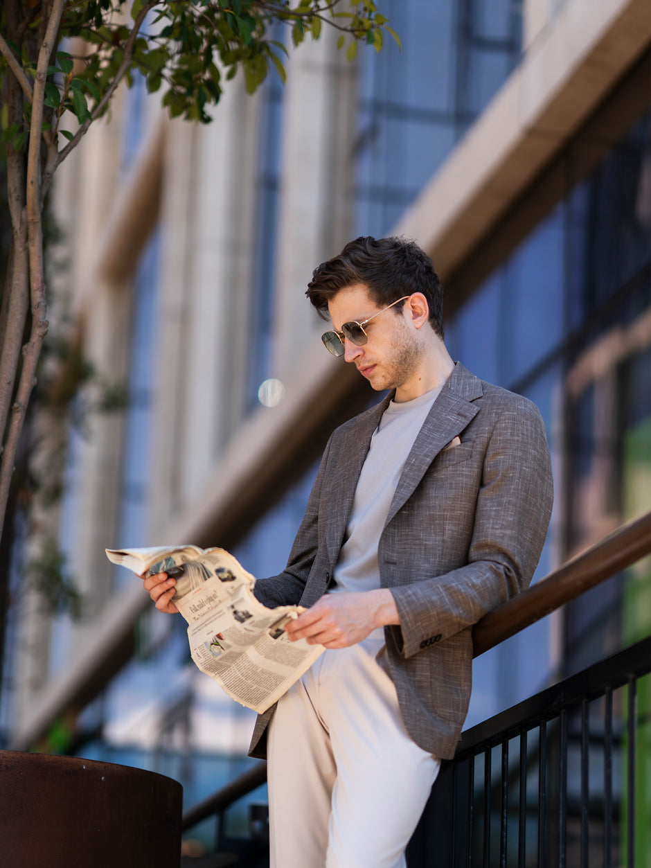 Tinuta Barbati Completa Smart Casual Tabacco Bman1111 (2)