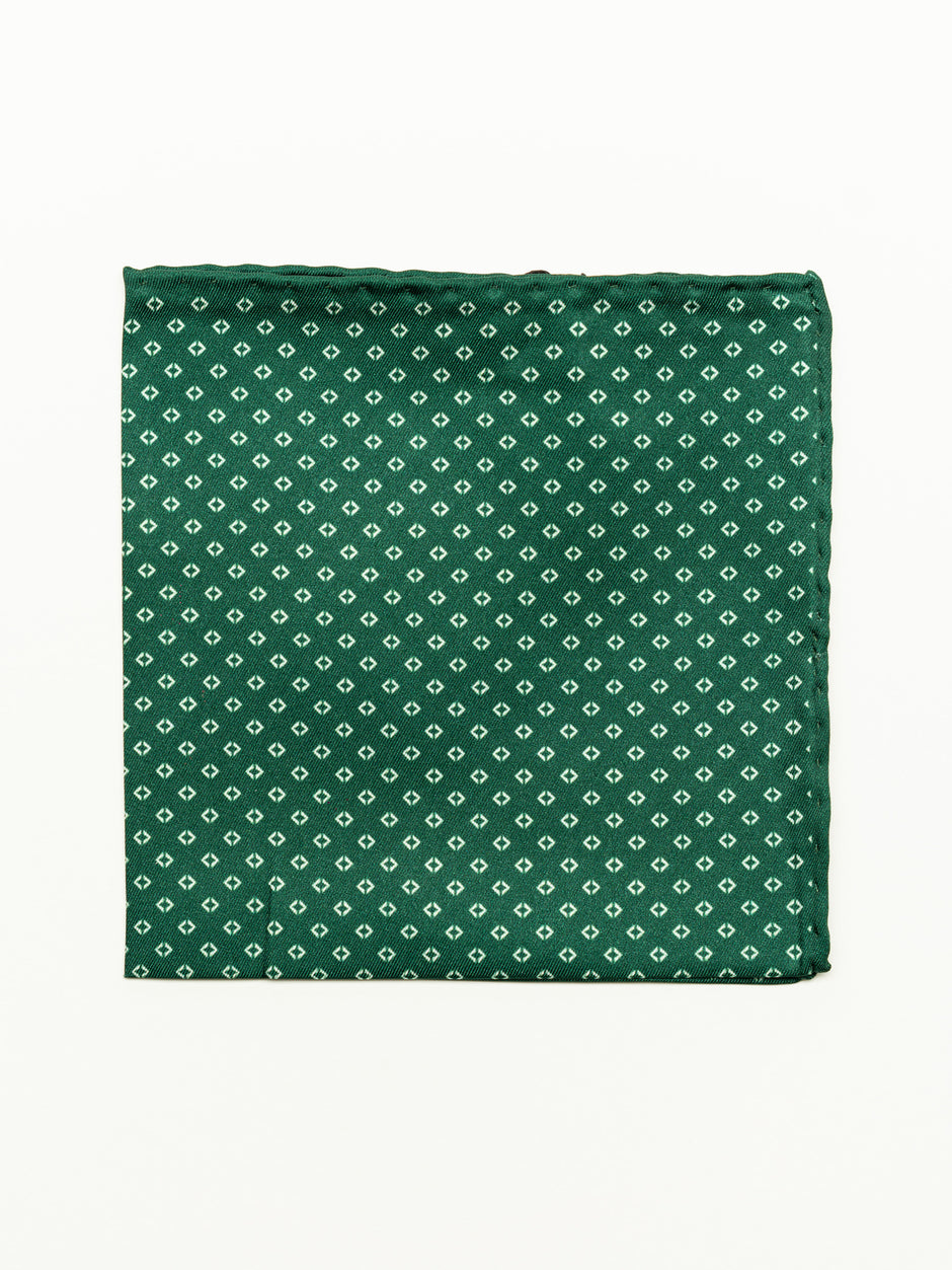 Batista Eleganta Barbati Verde Cu Imprimeu BMan417 (1)