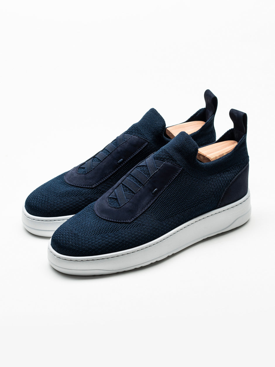 Pantofi Barbati Bleumarin Ultra Light Detalii Piele Bman0428 (1)