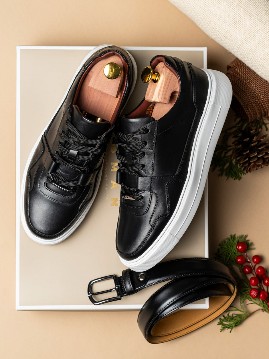 Pachet Cadou Barbati Incaltaminte Pantofi Cu Accesoriu Bman0026 (1)