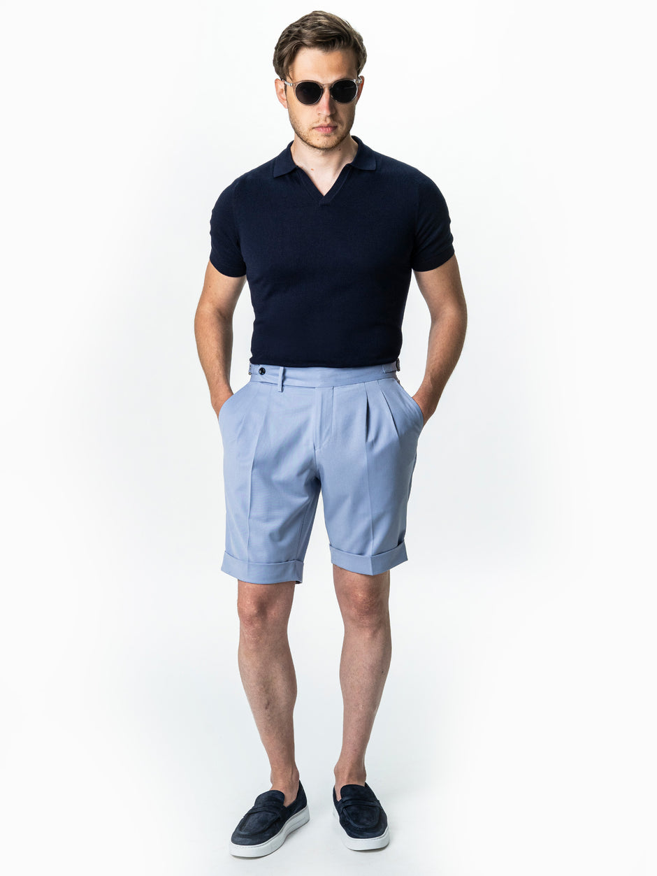 Pantaloni Scurti Barbati Bleu Model Gurkha BMan181 (2)