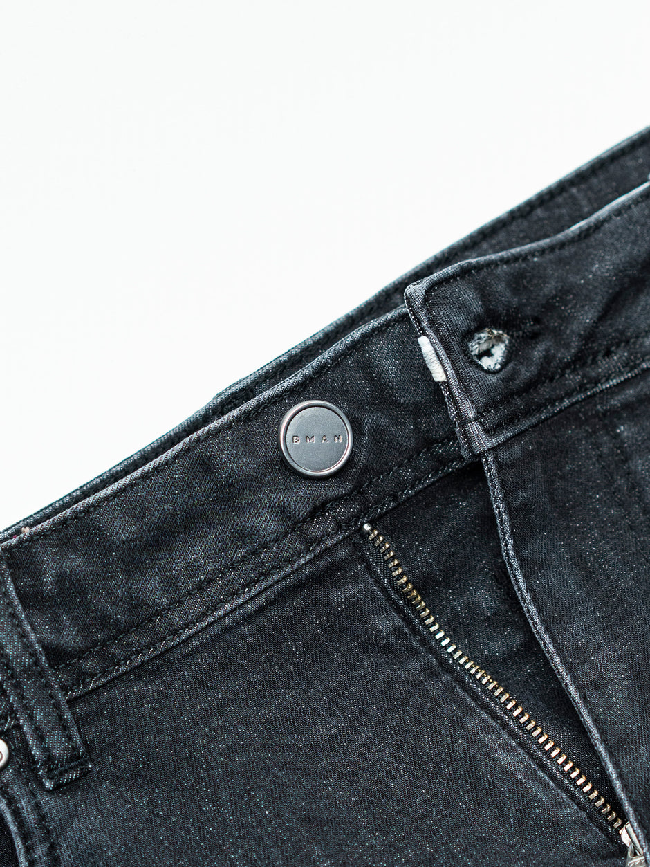 Blugi Barbati Gri Antracit Comfort Fit Denim T400 BMan0003 (8)